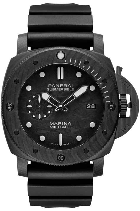 panerai submersible carbotech marina militare|panerai submersible 47mm strap.